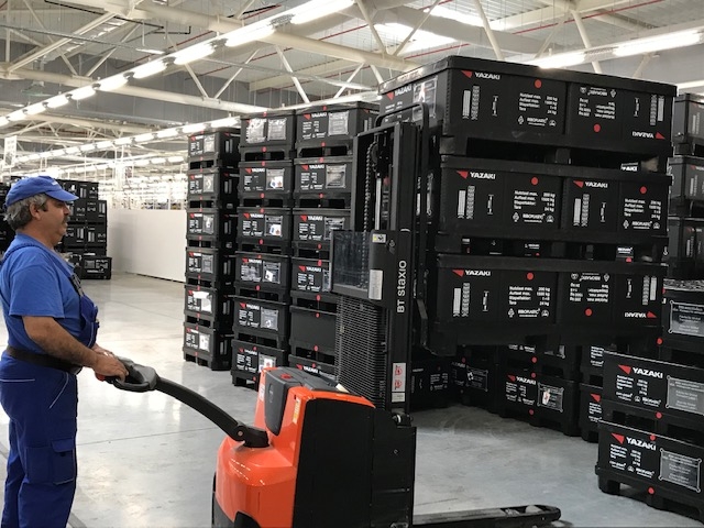 出荷する製品の保管倉庫