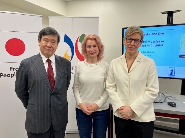 日本政府、ASEF、WHOによるブルガリア保健セクターへの支援 ― はしか・風疹疾病監視体制強化に向けた新たな取組 ―